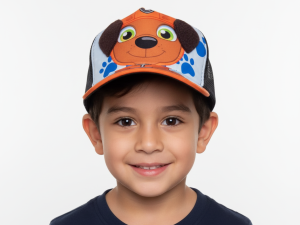 Gorra De Zuma Naranja Y Azul