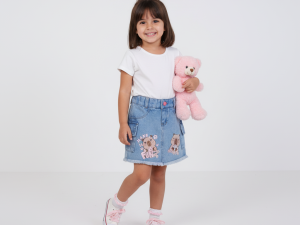 Falda Short De Jeans