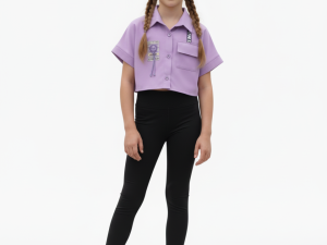 Croptop Sort De Niña