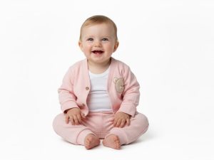 Conjunto Baby Sueños De Color Rosa Para Niña