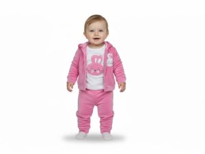 Conjunto Baby Sueños De Color Rosa Para Niña