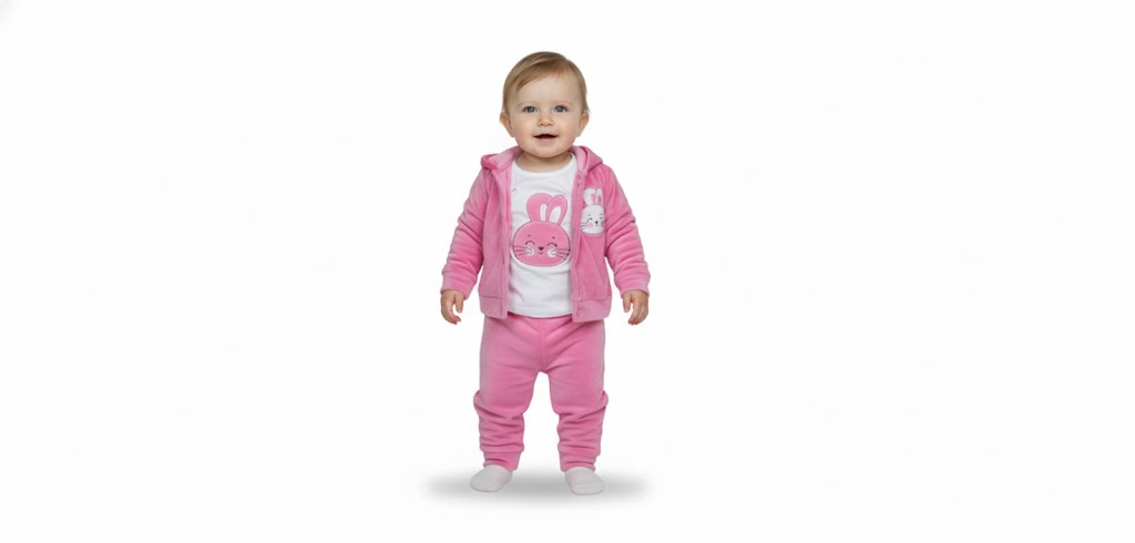 Conjunto Baby Sueños De Color Rosa Para Niña